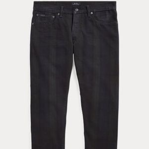 Ralph Lauren Polo Sullivan Slim blackwatch  Plaid Jeans 32/32